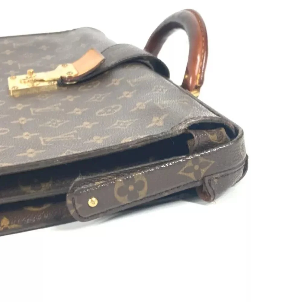 LOUIS VUITTON M53305 Monogram Serviette Fermoir Document bag Business bag